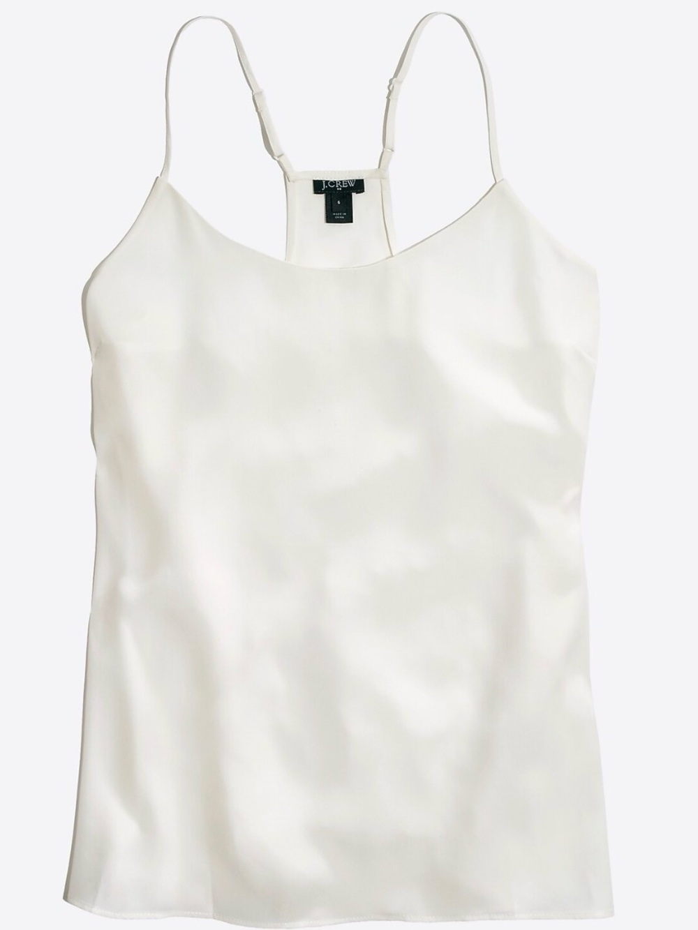 J. Crew Racerback Camisole - Ivory White - US 4